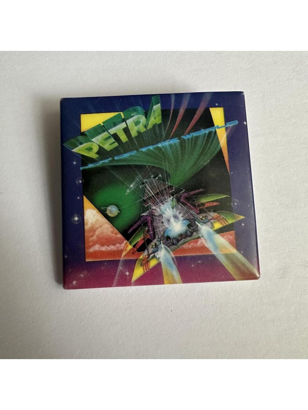 RARE! Petra Vintage Collectible Pinback 2" Button Not of This World 1983